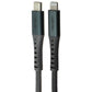 Ventev (10-Ft) ChargeSync USB-C to Lightning 8-Pin Braided Cable - Steel Gray Cell Phone - Cables & Adapters Ventev - Simple Cell Bulk Wholesale Pricing - USA Seller