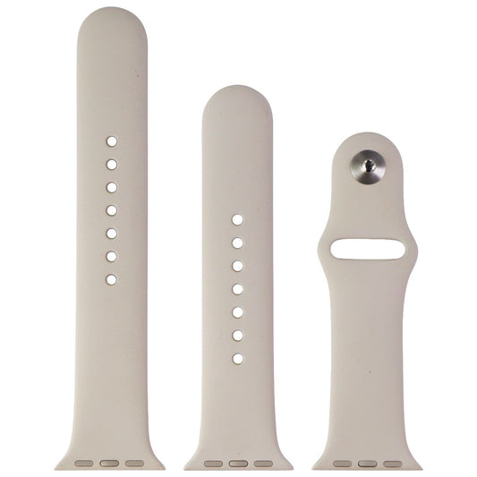 Apple (41mm) Sport Band for Apple Watch 38/40/41mm - Starlight - Full Set Smart Watch Accessories - Watch Bands Apple - Simple Cell Bulk Wholesale Pricing - USA Seller