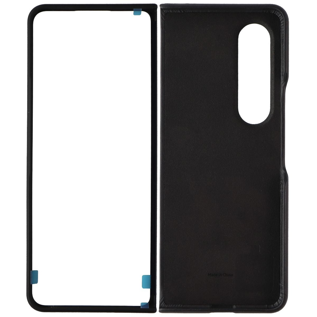 Samsung Official Leather Cover for Samsung Galaxy Z Fold4 - Black Cell Phone - Cases, Covers & Skins Samsung    - Simple Cell Bulk Wholesale Pricing - USA Seller