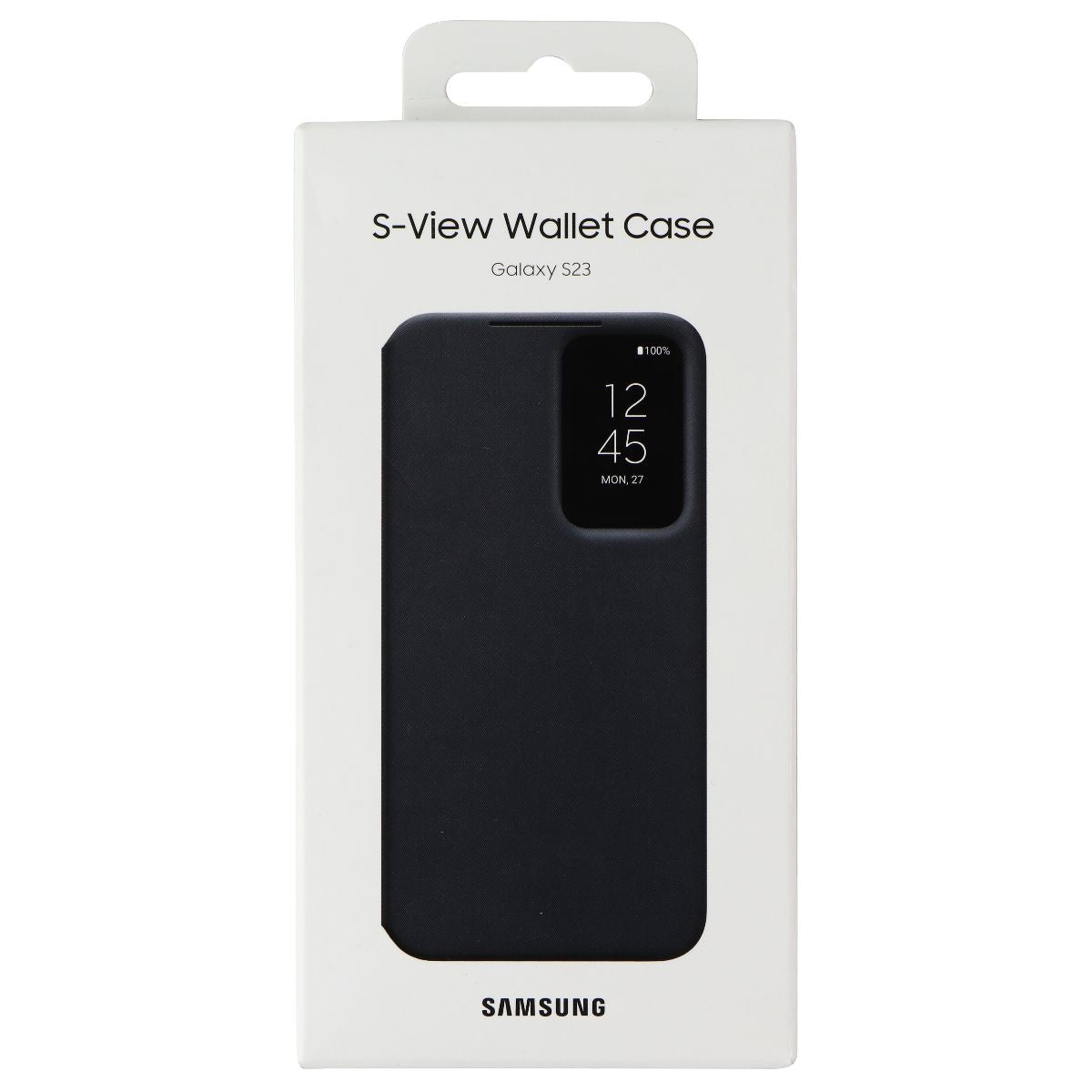 Samsung S-View Wallet Case for Samsung Galaxy S23 - Black (EF-ZS911CBE) Cell Phone - Cases, Covers & Skins Samsung    - Simple Cell Bulk Wholesale Pricing - USA Seller