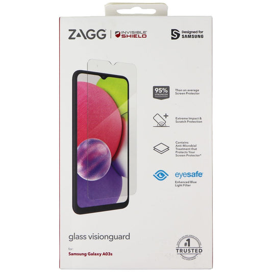 ZAGG InvisibleShield (Glass Visionguard) for Samsung Galaxy A03s - Clear Cell Phone - Screen Protectors Zagg - Simple Cell Bulk Wholesale Pricing - USA Seller