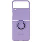 Samsung Silicone Protective Cover with Ring for Galaxy Z Flip3 5G - Lavender Cell Phone - Cases, Covers & Skins Samsung Electronics - Simple Cell Bulk Wholesale Pricing - USA Seller
