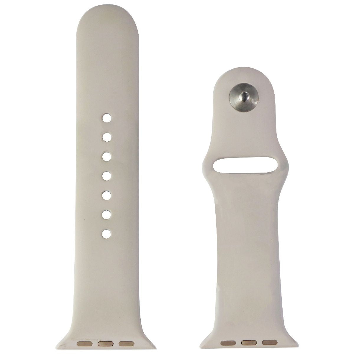 Apple 44mm Band for Apple Watch 42/44/45mm All Series - Stone/Silver (S/M Only) Smart Watch Accessories - Watch Bands Apple - Simple Cell Bulk Wholesale Pricing - USA Seller