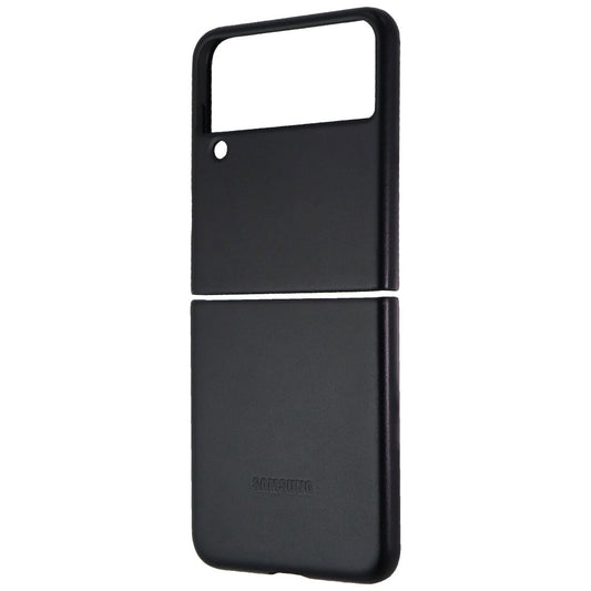 Official Samsung Leather Cover for Galaxy Z Flip3 5G - Black