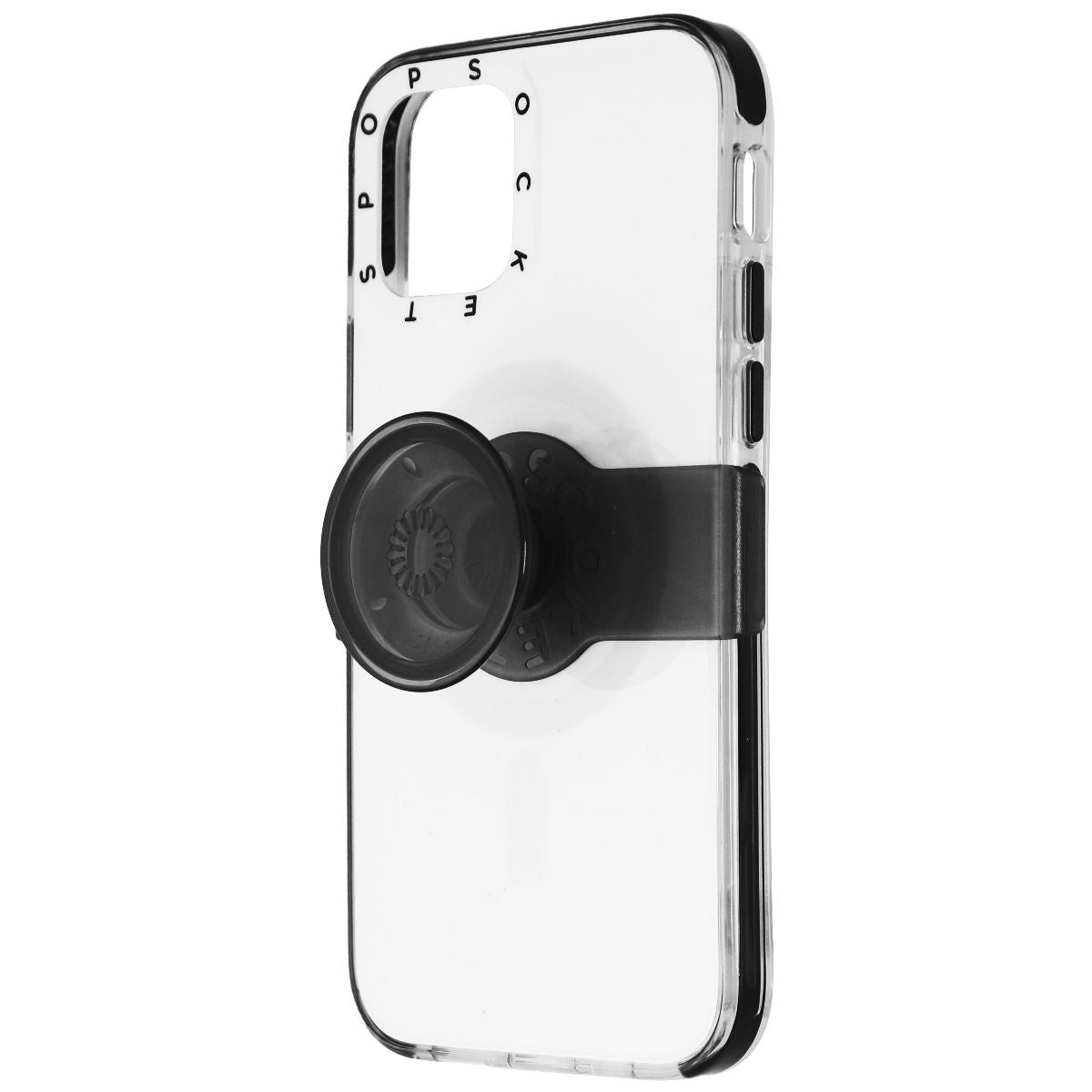 PopSockets PopCase For Magsafe for Apple iPhone 12 & 12 Pro - White/Black Cell Phone - Cases, Covers & Skins PopSockets - Simple Cell Bulk Wholesale Pricing - USA Seller