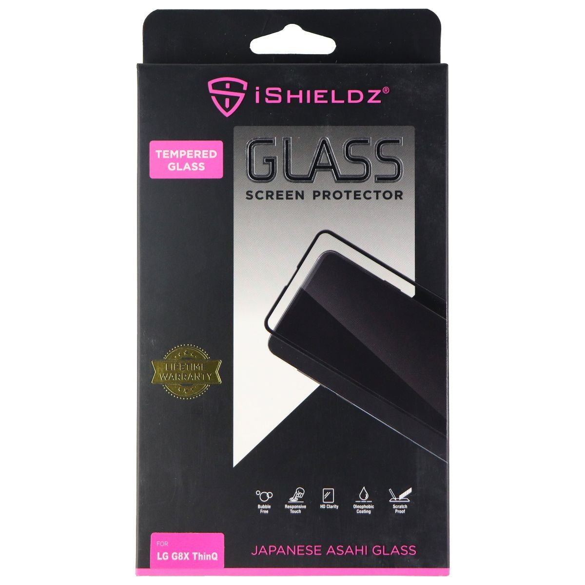 iShieldz Asahi Tempered Glass Screen Protector for LG G8X ThinQ - Clear Cell Phone - Screen Protectors iShieldz    - Simple Cell Bulk Wholesale Pricing - USA Seller