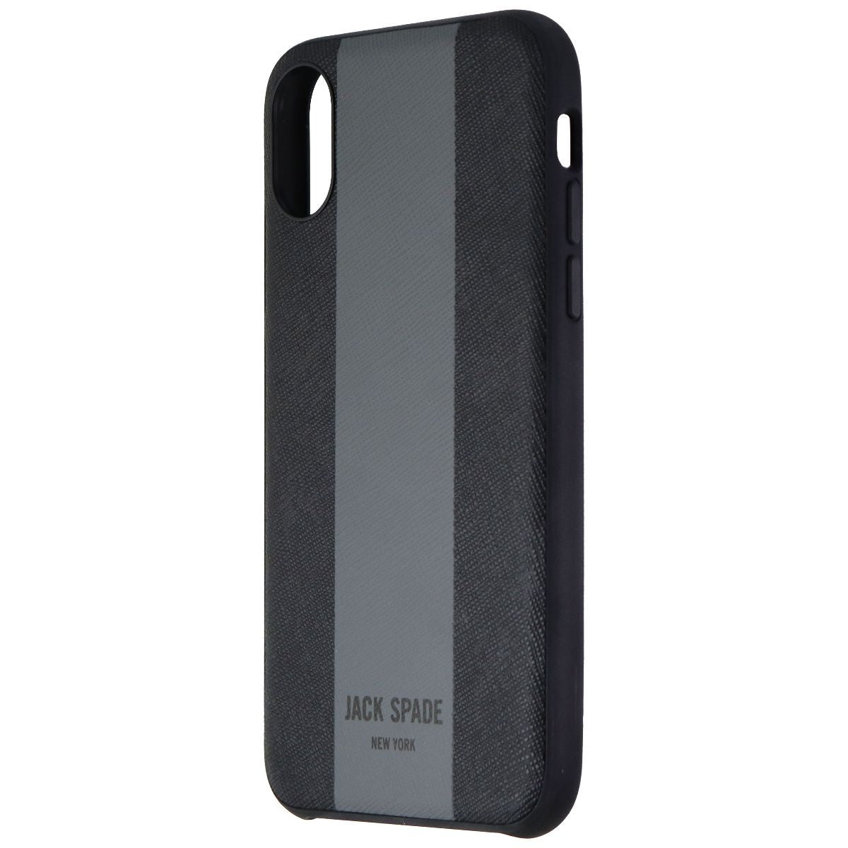 Jack Spade Comold Inlay Case for Apple iPhone Xs / iPhone X - Black / Gray Cell Phone - Cases, Covers & Skins Jack Spade    - Simple Cell Bulk Wholesale Pricing - USA Seller