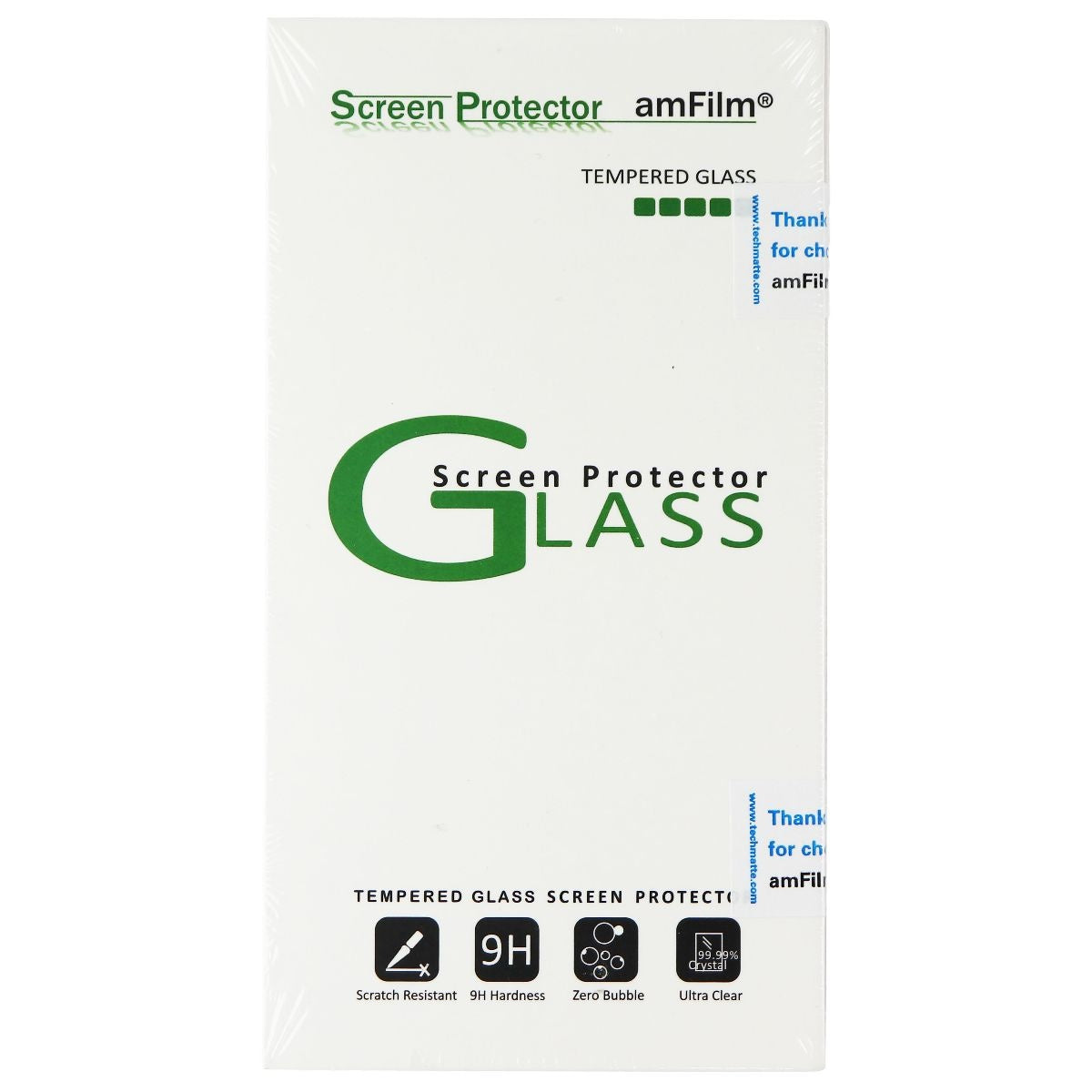 amFilm Tempered Glass for Apple iPhone 12 mini - Clear Cell Phone - Screen Protectors amFilm - Simple Cell Bulk Wholesale Pricing - USA Seller