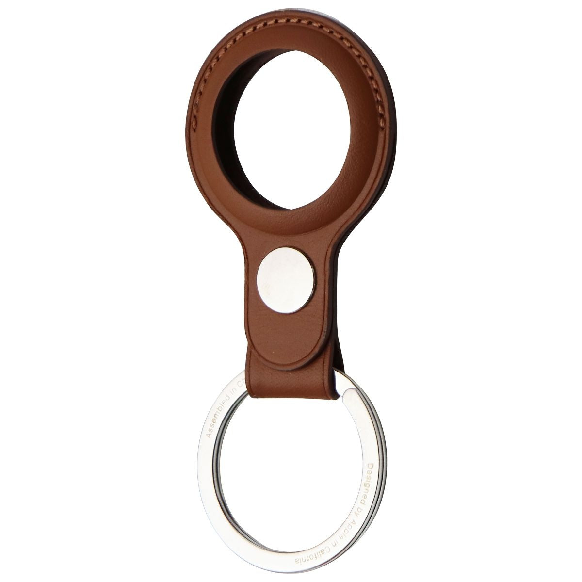 Apple AirTag Leather Key Ring - Saddle Brown (MX4M2ZM/A) Cell Phone - Cases, Covers & Skins Apple    - Simple Cell Bulk Wholesale Pricing - USA Seller