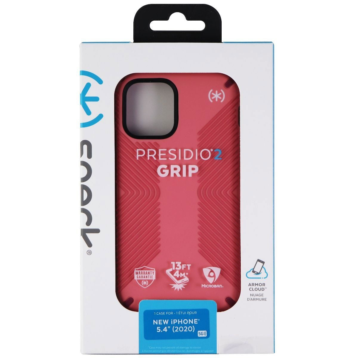 Speck Presidio 2 Grip Series Case for Apple iPhone 12 mini - Rose/Royal Pink Cell Phone - Cases, Covers & Skins Speck    - Simple Cell Bulk Wholesale Pricing - USA Seller