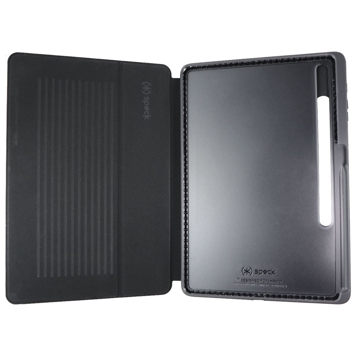 Speck Presidio Pro Folio Series Case for Samsung Galaxy Tab S7+ (Plus) - Black iPad/Tablet Accessories - Cases, Covers, Keyboard Folios Speck - Simple Cell Bulk Wholesale Pricing - USA Seller