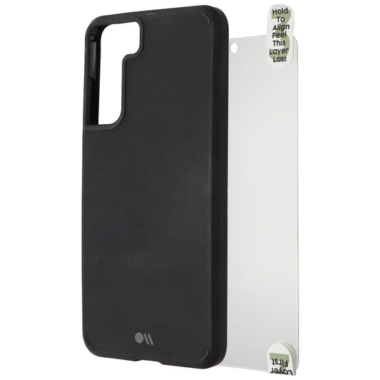 Case-Mate Tough Series Case and Screen Protector for Samsung S21 FE 5G - Black