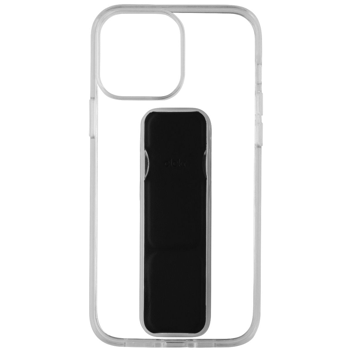 CLCKR Stand & Grip Case for Apple iPhone 13 Pro Max - Clear/Black Cell Phone - Cases, Covers & Skins Clckr    - Simple Cell Bulk Wholesale Pricing - USA Seller