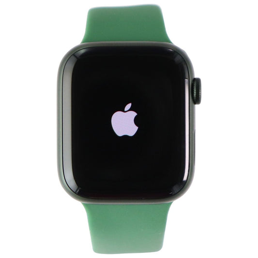 Apple Watch Series 7 (GPS + LTE) A2477 (45mm) Green Aluminum / Clover Sp Band Smart Watches Apple    - Simple Cell Bulk Wholesale Pricing - USA Seller