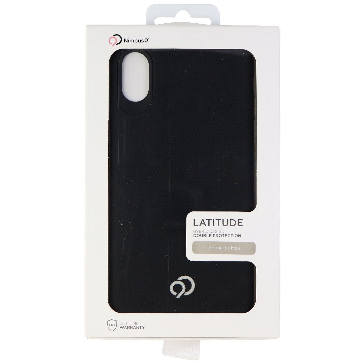 Nimbus9 Latitude Series Hybrid Case for Apple iPhone Xs Max - Black Cell Phone - Cases, Covers & Skins Nimbus9    - Simple Cell Bulk Wholesale Pricing - USA Seller