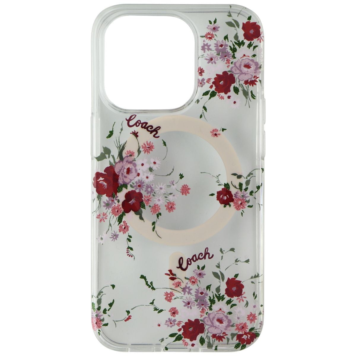 Coach Hardshell Case for MagSafe for iPhone 14 Pro - Floral Purple Bundle Cell Phone - Cases, Covers & Skins Coach - Simple Cell Bulk Wholesale Pricing - USA Seller