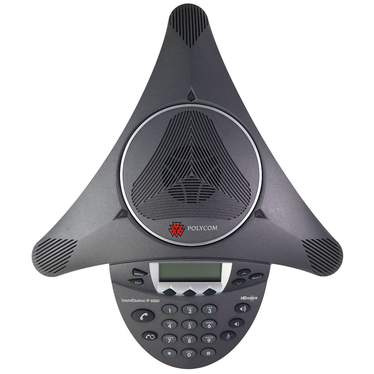 Polycom SoundStation IP 6000 Full Duplex IP Conference Phone - Black Home Telephones & Accessories - Corded Telephones Polycom - Simple Cell Bulk Wholesale Pricing - USA Seller