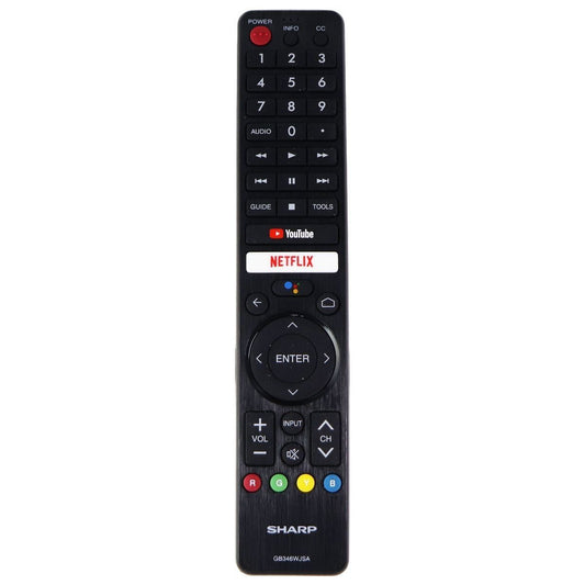 Sharp Remote Control (GB346WJSA) with Netflix for Select Sharp TV - Black TV, Video & Audio Accessories - Remote Controls SHARP - Simple Cell Bulk Wholesale Pricing - USA Seller