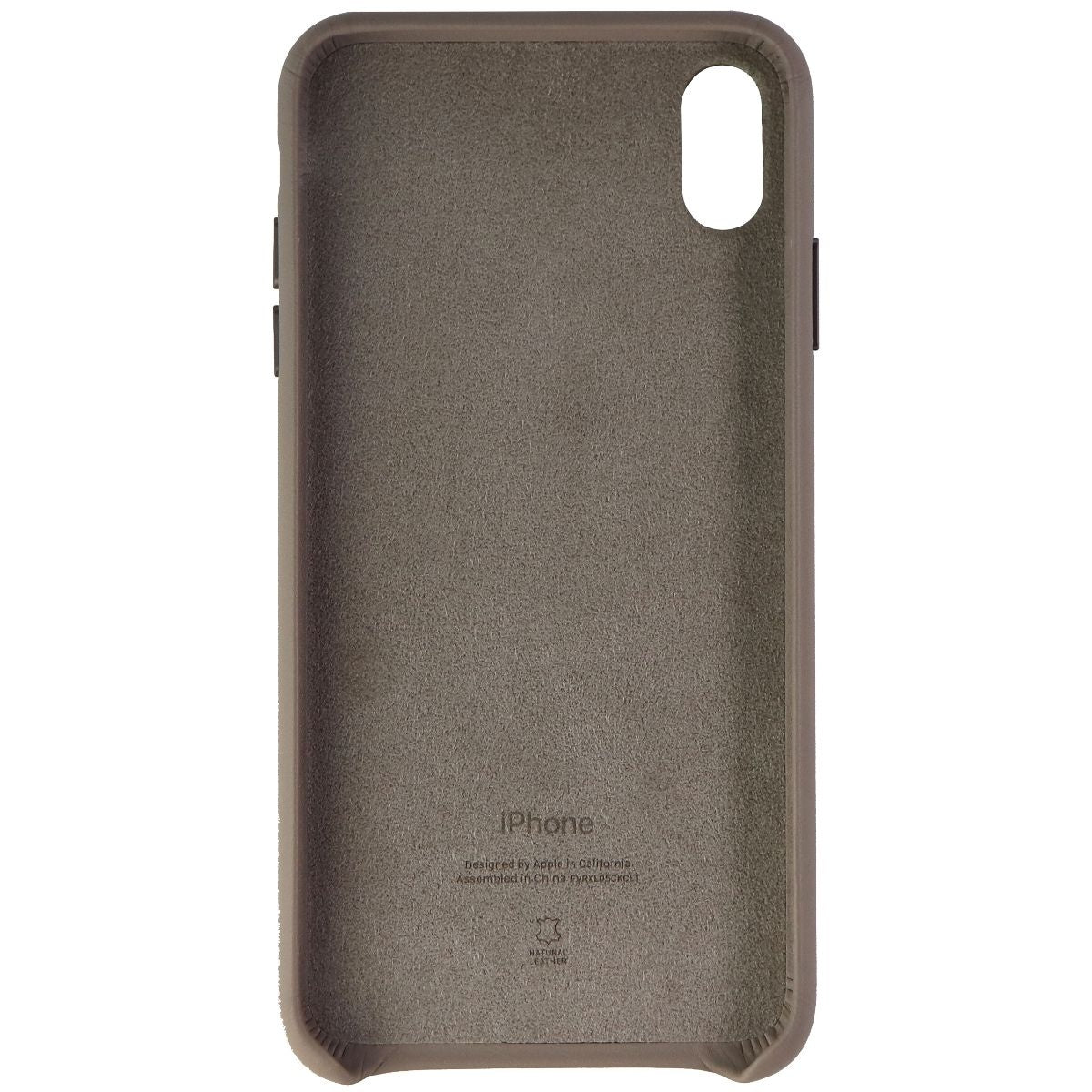 Apple Leather Case for iPhone Xs Max (MRWR2ZM/A) - Taupe Cell Phone - Cases, Covers & Skins Apple - Simple Cell Bulk Wholesale Pricing - USA Seller