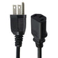 I-SHENG Computer Power Supply Cable SP-305B - Black Computer/Network - Plugs, Jacks & Wall Plates I-Sheng - Simple Cell Bulk Wholesale Pricing - USA Seller