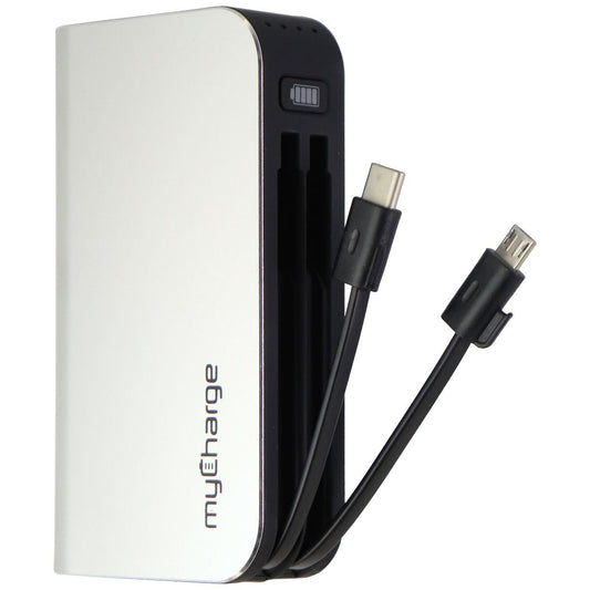 myCharge HUBPLUS-C 6700 mAh Portable Charger with USB-C + Micro-USB - Silver Cell Phone - Chargers & Cradles myCharge    - Simple Cell Bulk Wholesale Pricing - USA Seller