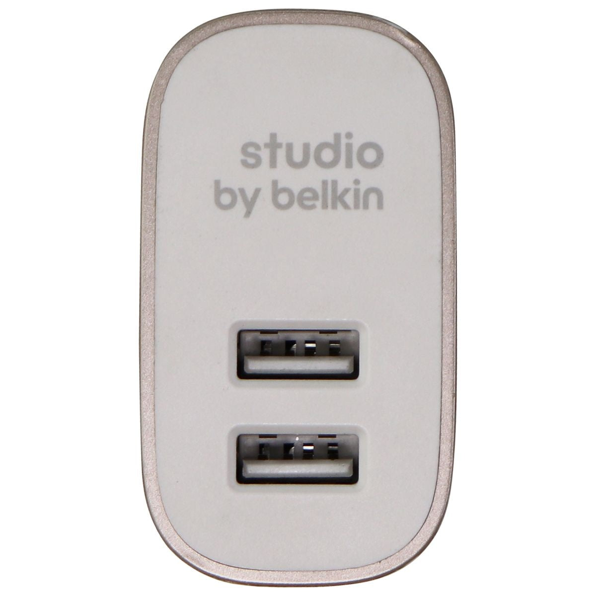 Belkin Studio (24-Watt) Dual USB Power Adapter Wall Charger - Gold (F8J230dq) Cell Phone - Chargers & Cradles Belkin    - Simple Cell Bulk Wholesale Pricing - USA Seller