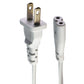 Volex (APC7S) 2.5A 125V Power Cord Adapter Cable - Off White (E62405SP) Multipurpose Batteries & Power - Multipurpose AC to DC Adapters Volex - Simple Cell Bulk Wholesale Pricing - USA Seller