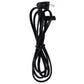 Longwell Right Angle AC Figure-8 Power Cable - Black (E55349 LS-7LV 7A-125V) Portable Audio - Cables & Adapters Longwell - Simple Cell Bulk Wholesale Pricing - USA Seller
