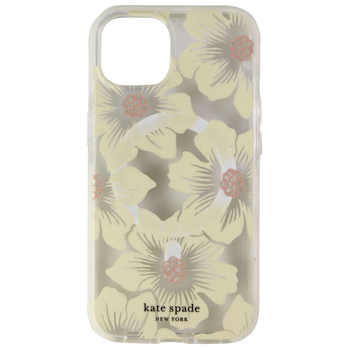 Kate Spade HardShell Case for MagSafe for iPhone 13 - Hollyhock Floral Cell Phone - Cases, Covers & Skins Kate Spade    - Simple Cell Bulk Wholesale Pricing - USA Seller