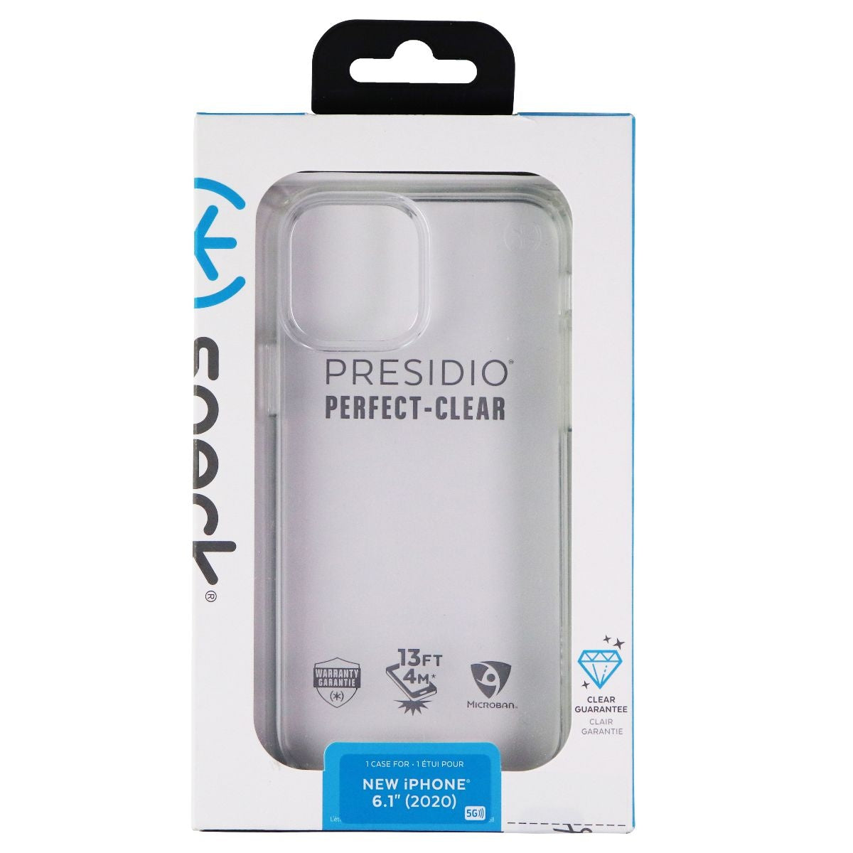 Speck Presidio Perfect-Clear Hard case for iPhone 12 Pro/iPhone 12 - Clear Cell Phone - Cases, Covers & Skins Speck - Simple Cell Bulk Wholesale Pricing - USA Seller