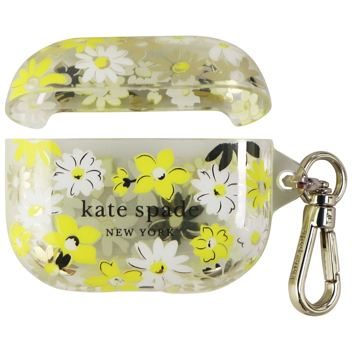 Kate Spade Protective Case for Apple AirPods (3rd Gen) - Yellow Floral iPod, Audio Player Accessories - Cases, Covers & Skins Kate Spade    - Simple Cell Bulk Wholesale Pricing - USA Seller