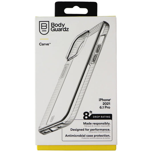 BodyGuardz Carve Series Rigid Gel Case for iPhone 13 Pro - Clear Cell Phone - Cases, Covers & Skins BODYGUARDZ    - Simple Cell Bulk Wholesale Pricing - USA Seller