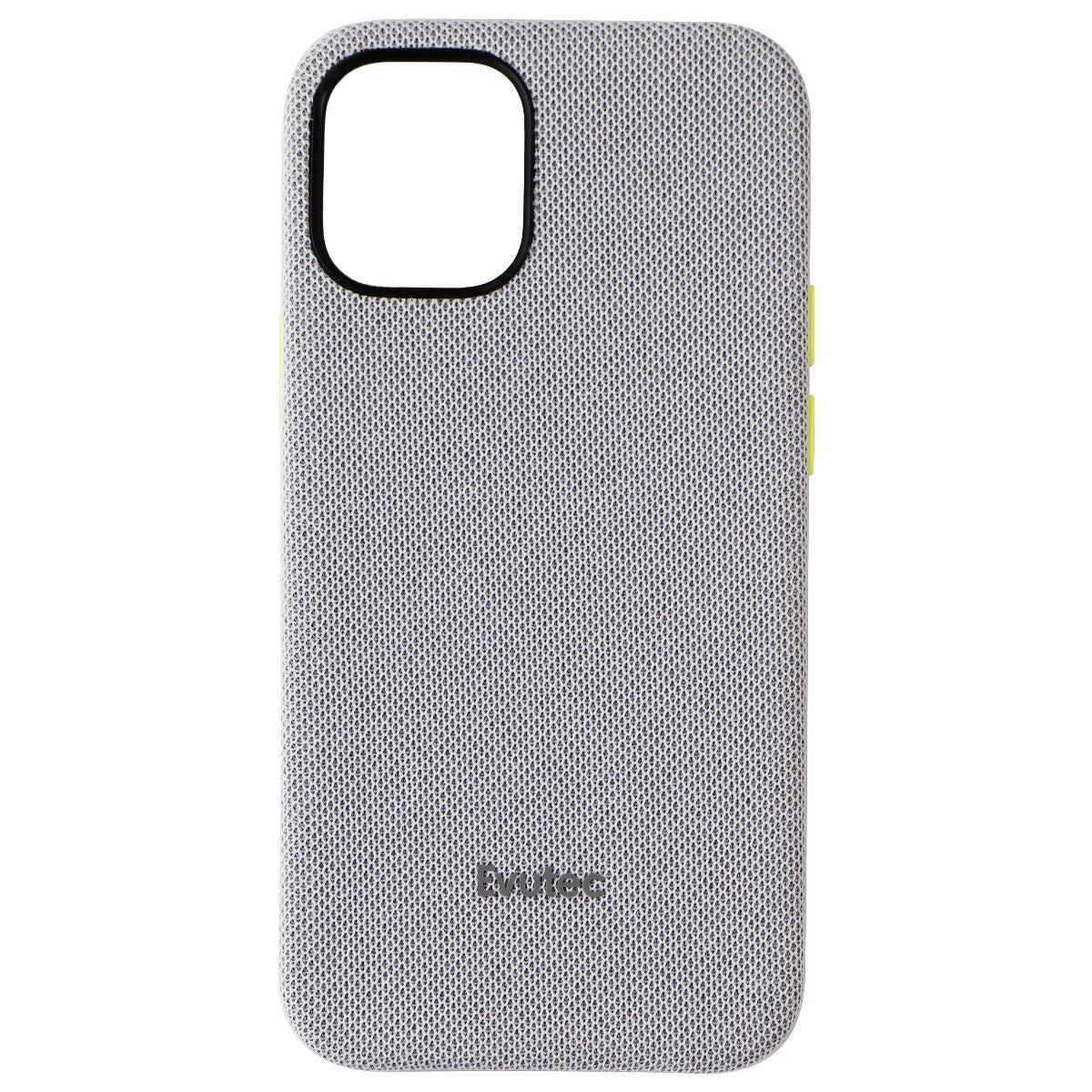 Evutec Rigid Fabric Case for Apple iPhone 12 mini - Gray/Yellow Cell Phone - Cases, Covers & Skins Evutec    - Simple Cell Bulk Wholesale Pricing - USA Seller