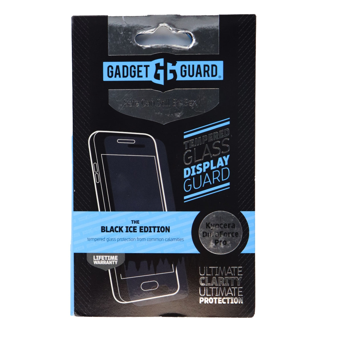 Gadget Guard Black Ice Tempered Glass Screen Protector for Kyocera DuraForce Pro Cell Phone - Screen Protectors Gadget Guard    - Simple Cell Bulk Wholesale Pricing - USA Seller