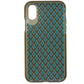 ZAGG Victoria Hybrid Hard Case Cover for iPhone X 10 - Teal/Silver Pattern Cell Phone - Cases, Covers & Skins Zagg    - Simple Cell Bulk Wholesale Pricing - USA Seller