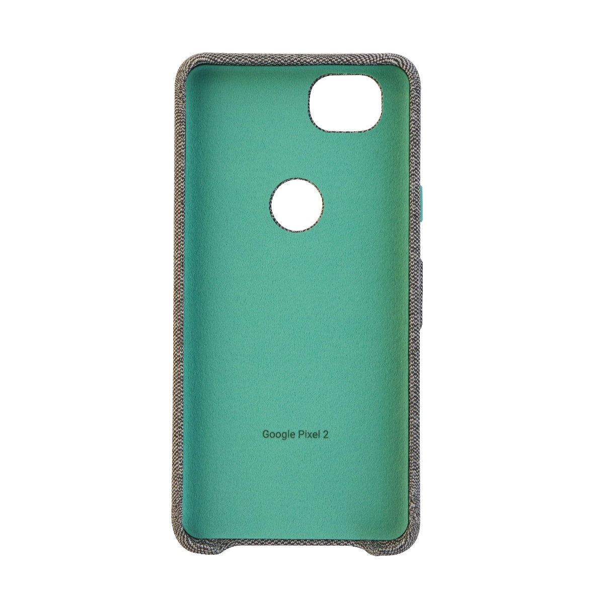 Official Google Fabric Case for Google Pixel 2 Smartphone - Gray/Teal Cell Phone - Cases, Covers & Skins Google    - Simple Cell Bulk Wholesale Pricing - USA Seller