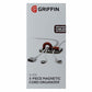 Griffin Guide 3-Piece Magnetic Cord Organizer - Silver Cell Phone - Mounts & Holders Griffin - Simple Cell Bulk Wholesale Pricing - USA Seller