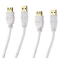 2x Belkin (HA154ZM/A) Extension Data Cables for USB Devices - White Cell Phone - Cables & Adapters Belkin    - Simple Cell Bulk Wholesale Pricing - USA Seller