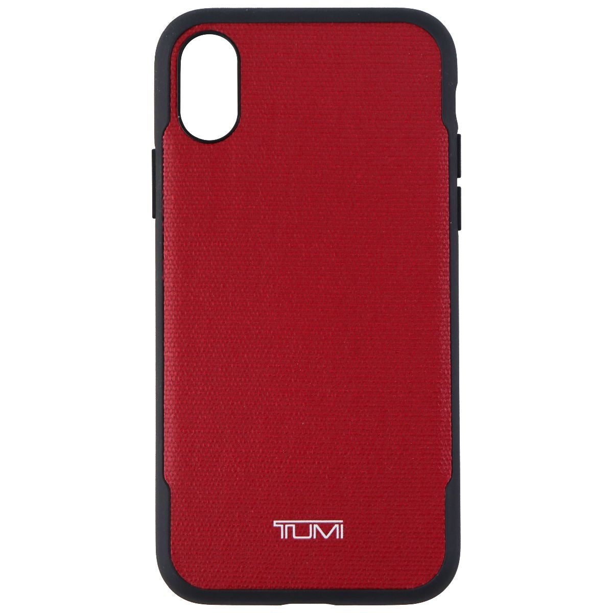 Tumi Canvas Co-Mold Series Hybrid Case for Apple iPhone Xs/X - Red Canvas/Black Cell Phone - Cases, Covers & Skins Tumi - Simple Cell Bulk Wholesale Pricing - USA Seller