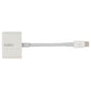 Belkin RockStar Series Audio and Charge Adapter for Apple iPhones (MFI) - White Cell Phone - Cables & Adapters Belkin - Simple Cell Bulk Wholesale Pricing - USA Seller