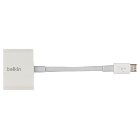 Belkin RockStar Series Audio and Charge Adapter for Apple iPhones (MFI) - White