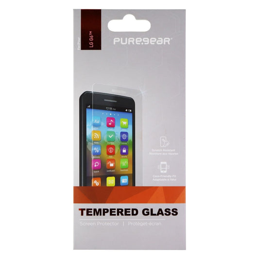 PureGear High Definition Tempered Glass for LG G6 Smartphone - Clear Cell Phone - Screen Protectors PureGear    - Simple Cell Bulk Wholesale Pricing - USA Seller