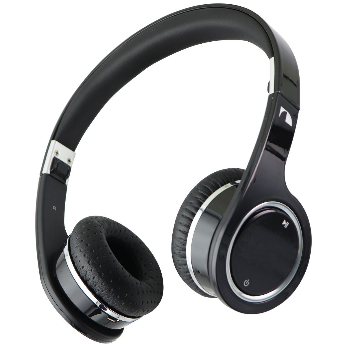 Nakamichi Bluetooth Wireless On-The Ear Headphones with Microphone - Black