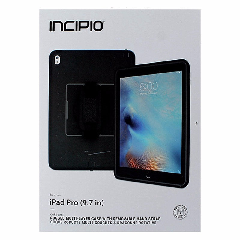 Incipio Capture Multi Layer Case for iPad Pro 9.7&#34; with Hand Strap - Black