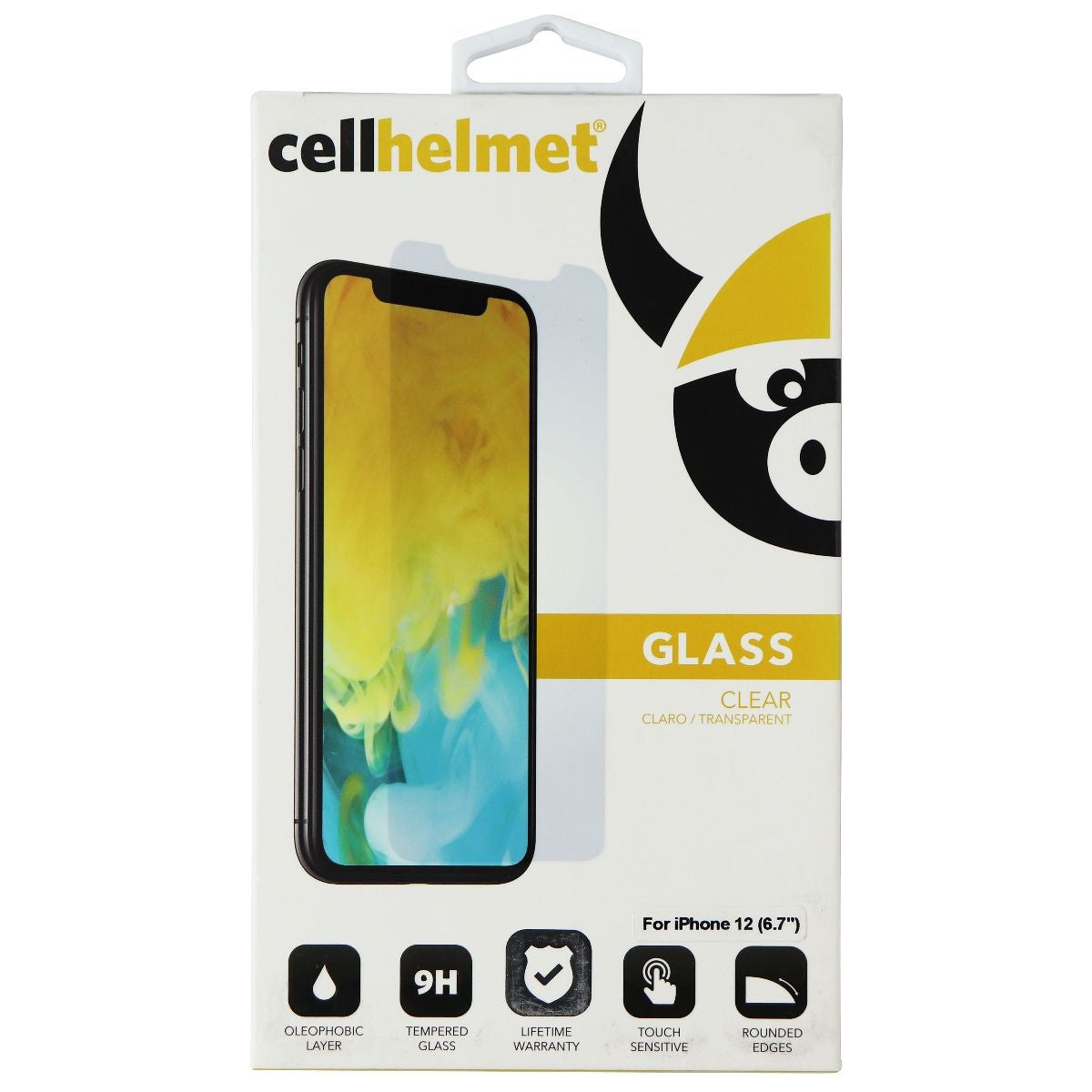 CellHelmet Tempered Glass for Apple iPhone 12 Pro Max - Clear Cell Phone - Screen Protectors CellHelmet    - Simple Cell Bulk Wholesale Pricing - USA Seller