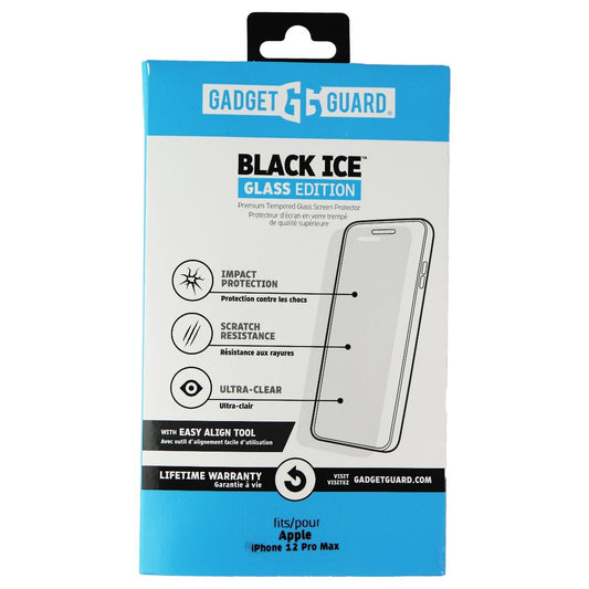 Gadget Guard Black Ice Glass Edition for Apple iPhone 12 Pro Max Cell Phone - Screen Protectors Gadget Guard    - Simple Cell Bulk Wholesale Pricing - USA Seller