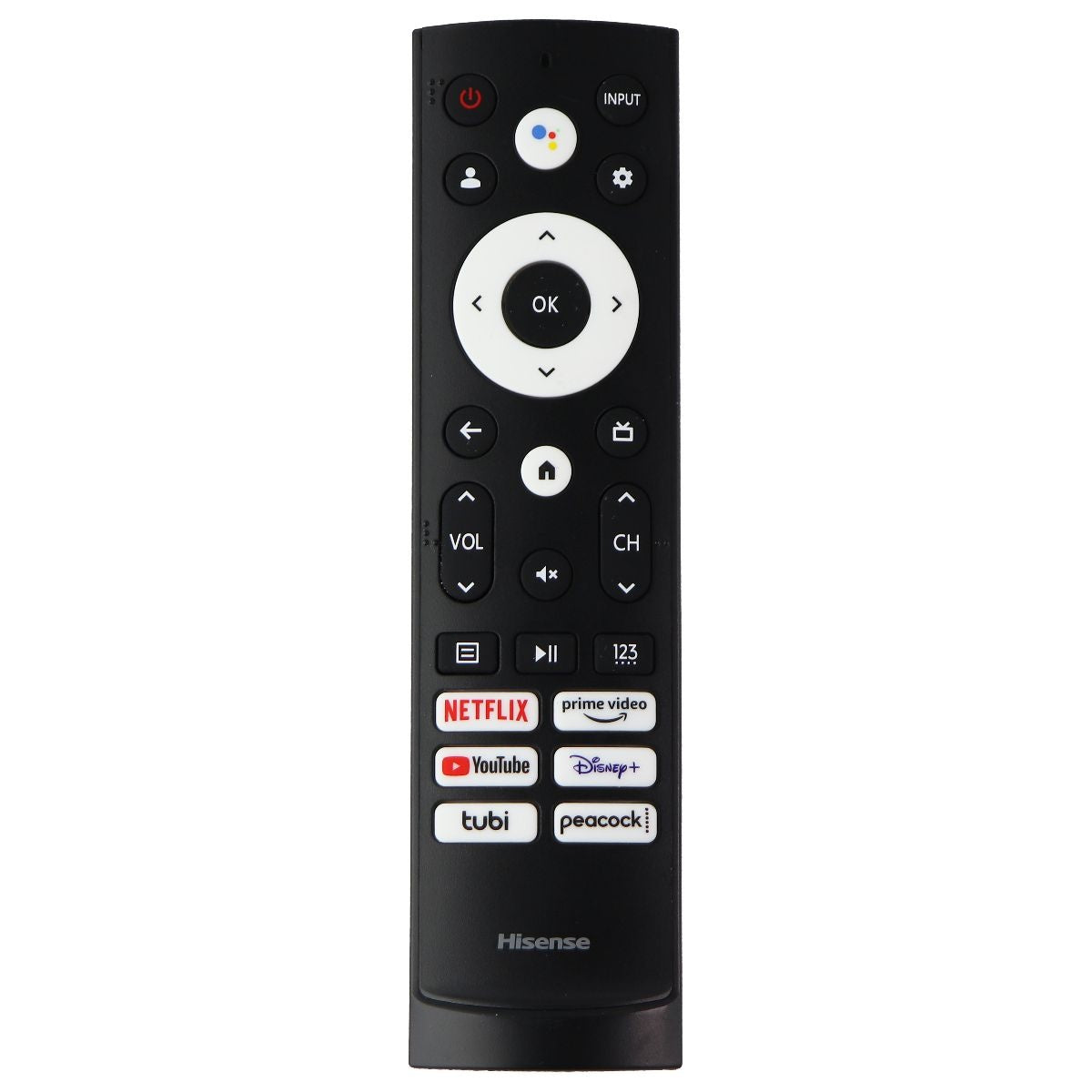 Hisense OEM Remote Control (ERF3M90H) for Select Hisense TVs - Black TV, Video & Audio Accessories - Remote Controls Hisense - Simple Cell Bulk Wholesale Pricing - USA Seller