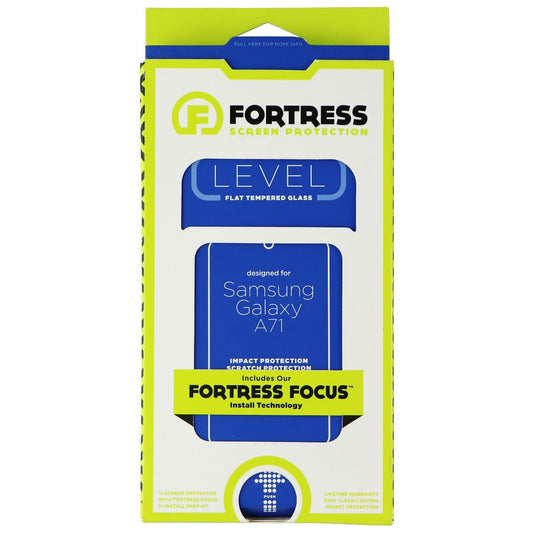 Fortress LEVEL Flat Tempered Glass for Samsung Galaxy A71 - Clear Cell Phone - Screen Protectors Fortress    - Simple Cell Bulk Wholesale Pricing - USA Seller