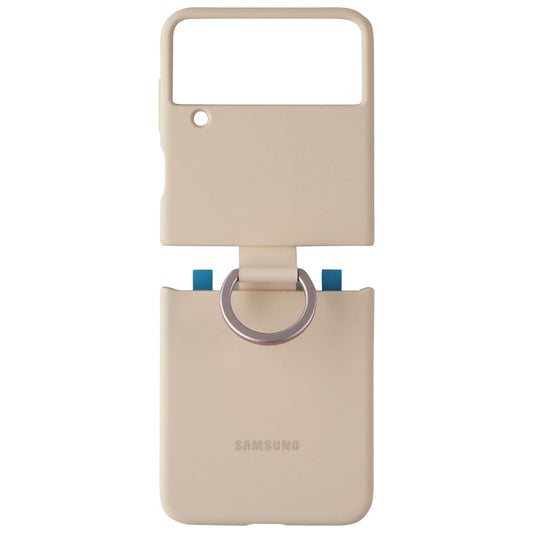 Samsung Official Silicone Cover with Ring for Samsung Galaxy Z Flip4 - Pink Cell Phone - Cases, Covers & Skins Samsung - Simple Cell Bulk Wholesale Pricing - USA Seller