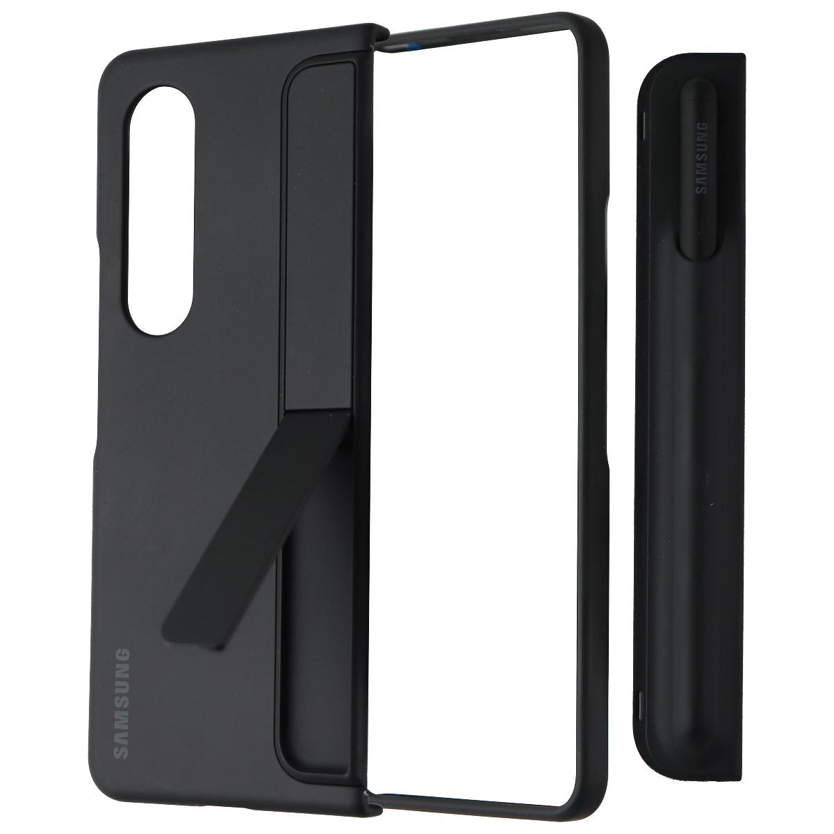 Samsung Standing Cover with Pen for Samsung Galaxy Z Fold4 - Black Cell Phone - Cases, Covers & Skins Samsung    - Simple Cell Bulk Wholesale Pricing - USA Seller